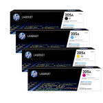 کارتریج اچ پی ست کامل چهار رنگ HP 205A