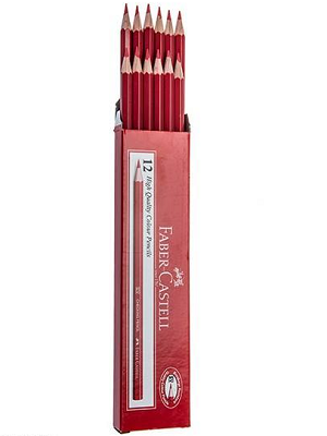 مداد قرمز فابر-کاستل بسته 12 عددی