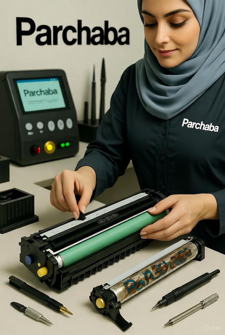 parchaba تست شارژ کارتریج